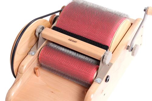 Mini Drum Carder 72/96 Carding Mashine Wool Carder Spin Drum Drum Blending  Wool Process Uncle Kolya 72/96 TPI Free Shipping 