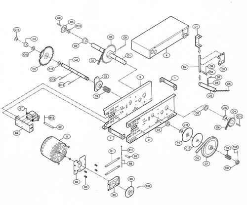 MJ5011, MJ5025 Medium-Duty Jackshaft Parts