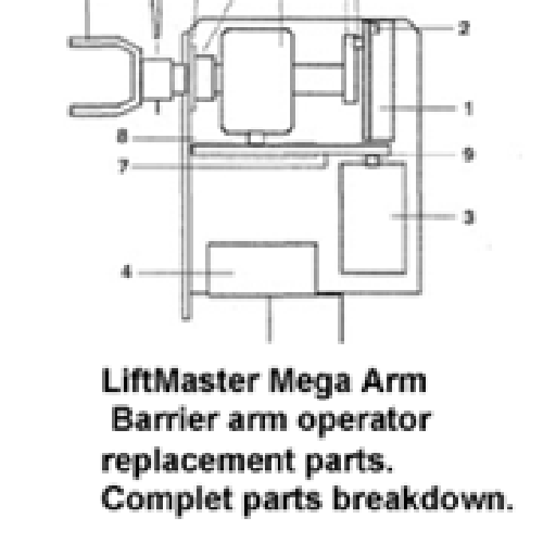 Liftmaster Mega Arm Parts