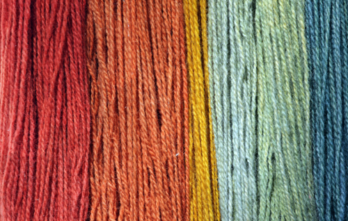 Rauma Ryegarn Norwegian Rug Yarn Color Card