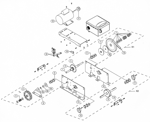 H5011 & All H Series Industrial Hoist Parts