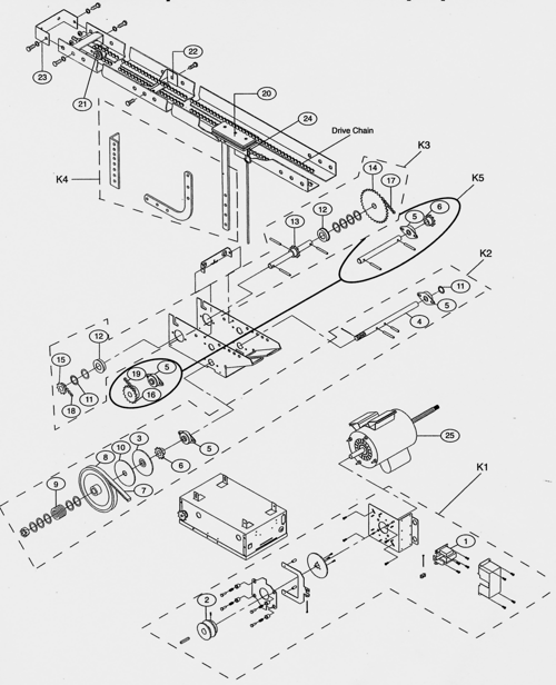 APT5011 & APT501L5 Apartment Trolley Parts