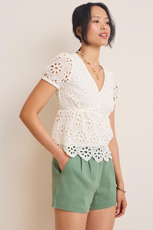 Embroidery & eyelet