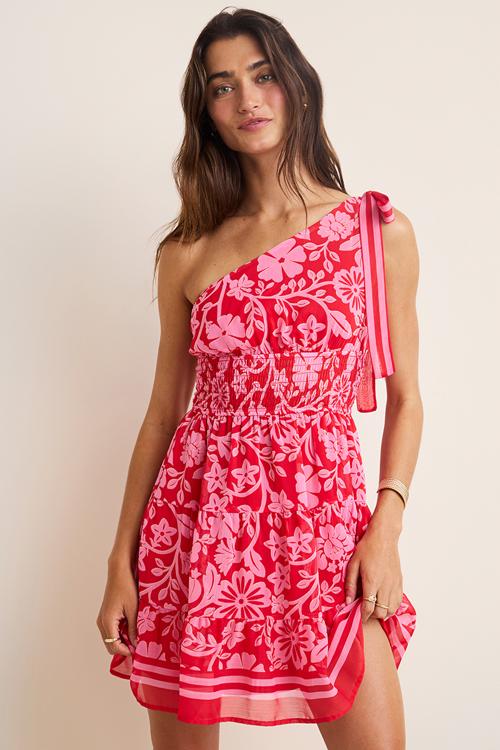 Emmie Puff Sleeve Floral Mini Dress