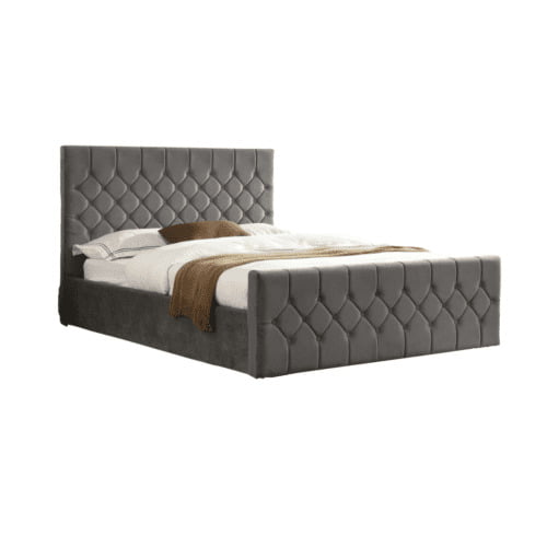 Luxury velvet deals bed frames