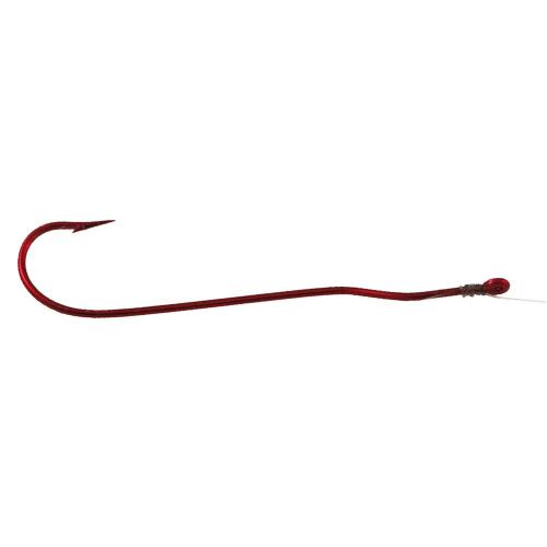 Tru-Turn Snelled Live Bait Hooks – Bleeding Red, Bronze, Gold – Multiple Sizes (1-10) – 5-Pack