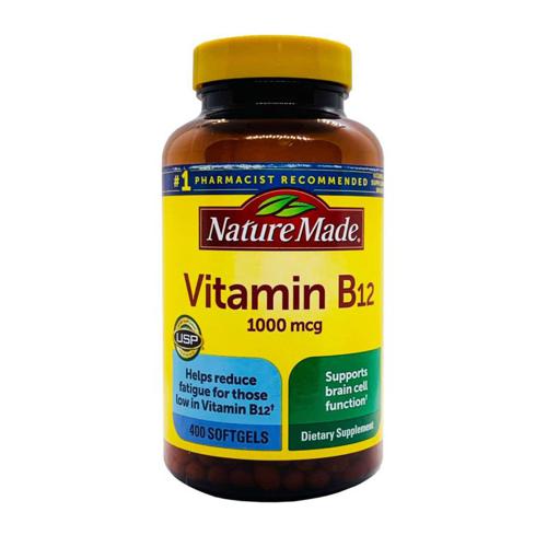 Viên uống bổ sung Vitamin B12 Nature Made Vitamin B12 1000mcg 400 viên