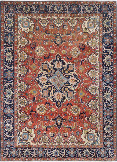 9 x 13 Persian Moud Rug Panel Design