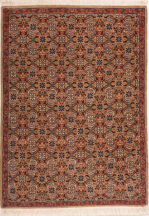 Vintage Traditional Small Rug  3x4 SKU 099287 Handmade Persian Rug 2.11'x3.7' Carpets