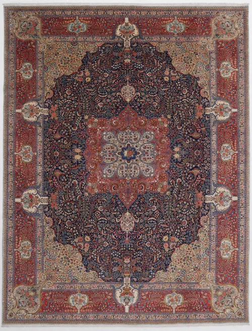 Waynesburg Traditional Persian Wool 10' x 14' Area Rug 