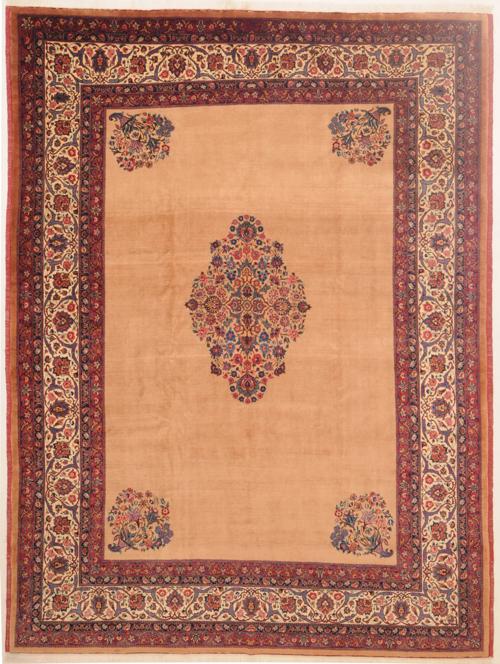 絨毯　mashad carpet 9'5 x 12'6 Persian Mashad Rug