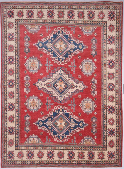 Afghan Khal Mohammadi Rug 100x150 Hand Knotted Brown Geometric Orient j 