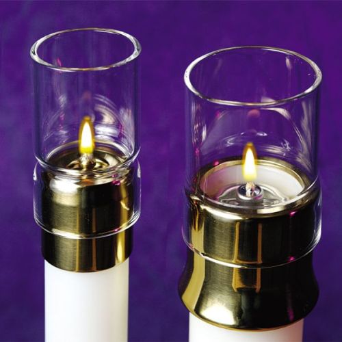 Refillable Glass Oil Candles, Oil Votive Candles