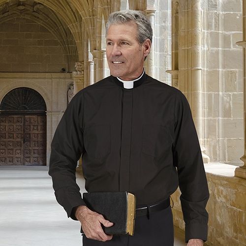 Slim fit discount clergy shirts