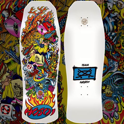 SANTA CRUZ HOSOI COLLAGE REISSUE DECK 10