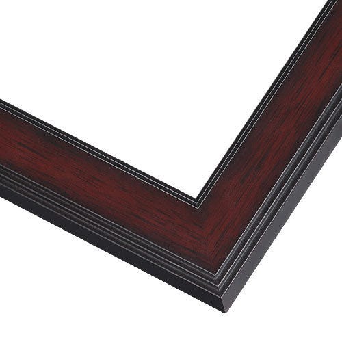 Narrow Mahogany Wood Picture Frame | Pictureframes.com