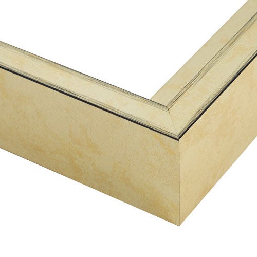 Gold Wood Canvas Floater Frame | Pictureframes.com
