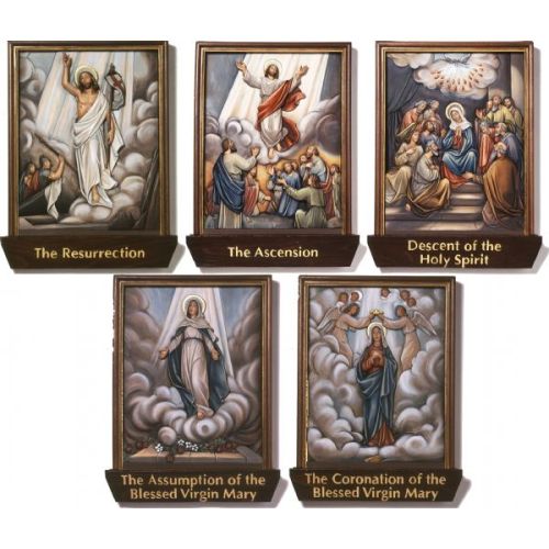 Mysteries of the Rosary Statues