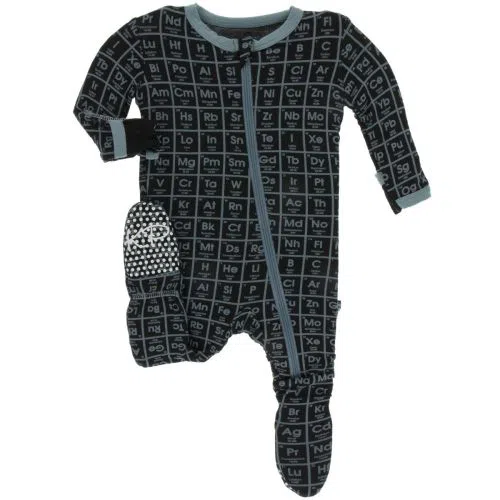12-18 Months, Neptune Chemistry Lab KicKee Pants Print Coverall with Zipper 