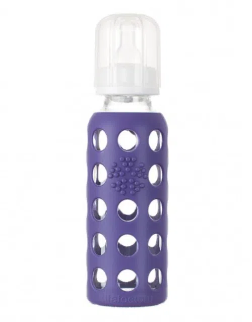 Beeldhouwwerk kiespijn synoniemenlijst LifeFactory 9 oz Glass Bottle, Royal Purple
