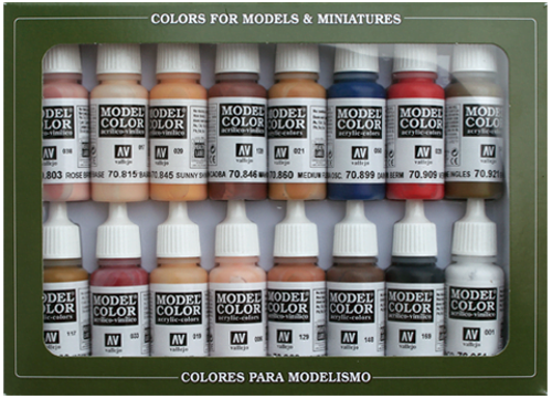 Acrylic colors set for Airbrush Vallejo Model Air USAF Set 71156