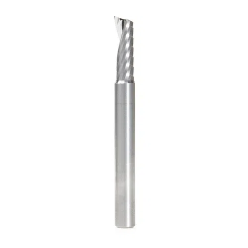 1.5mm DIA Spiral UP Cut 2 Flute Tools Solid Carbide Cutter CNC PVC Alu V Tip 