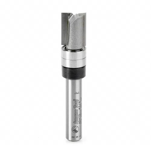 Straight Router Bit Straight Woodworking Router Bit Edge Finishing Tool 2-1/2L x 3/4Dia x 1/2 Shank w/Bearings 